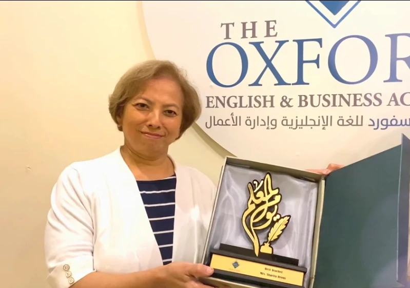 Award-winning teacher at Oxford Academy, Jeddah
